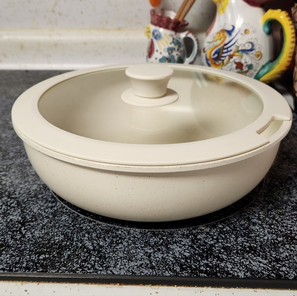 Carote Nonstick 10" Saute Pan 4qt Granite White. Removable Handle Not Included. - Picture 1 of 10